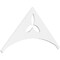 Ekena Millwork Pitch Naple Architectural Grade PVC Gable Pediment, 48"W x 24"H x 1"P (12/12) GPP048X024X100NAP - alternate 1
